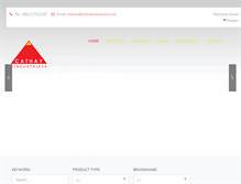 Tablet Screenshot of cathayindustries.com